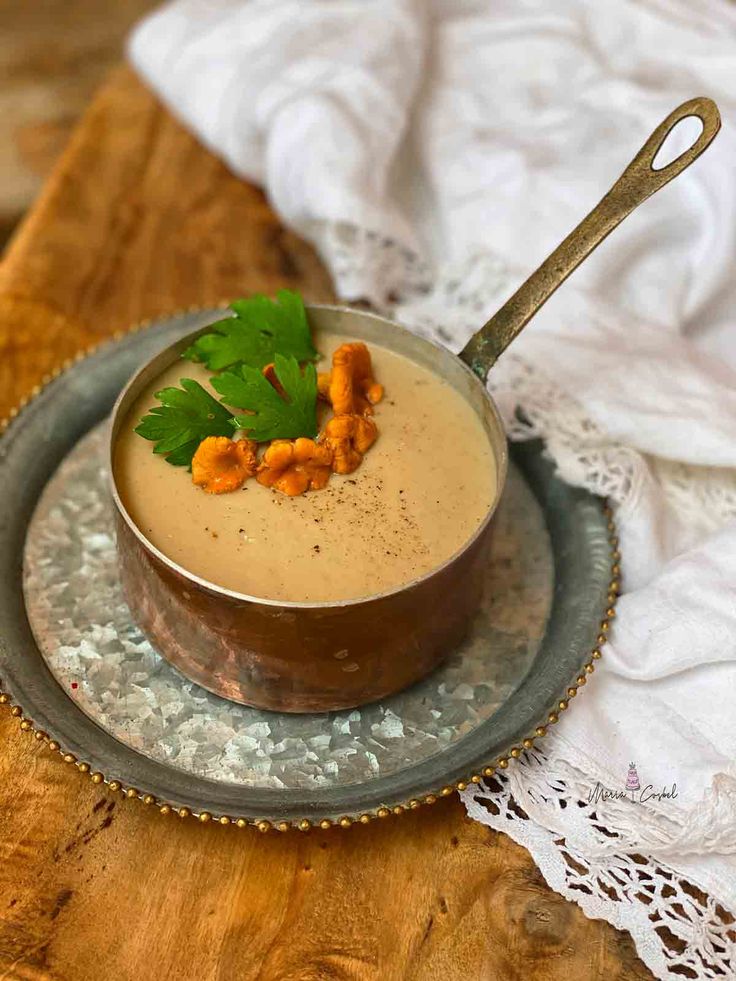 Crema de foie y castañas